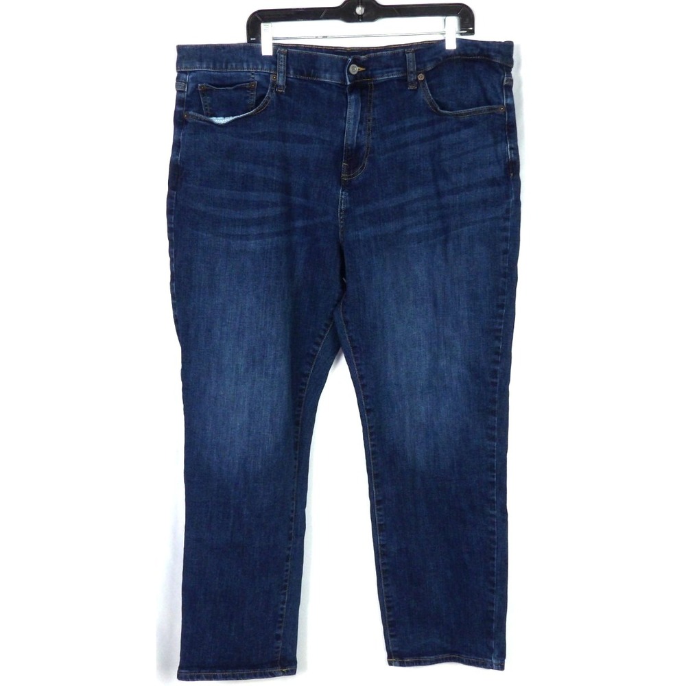 Lucky Brand Medium Wash Stretch 221 Straight Leg Denim Jeans Men's 42 X 30